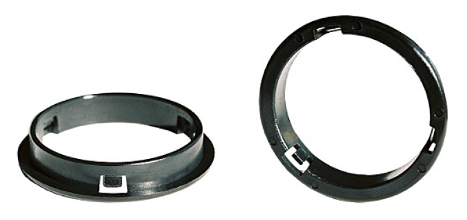 AMK 1965 Ford Mustang 2 piece Headlamp Wiring Grommets @ Aprons 1.37 Inside Diameter X 1.66 Deep Plastic Grommets F-2959