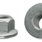 AMK 1965 Ford Fairlane 6 piece Leaf Spring Mounting @ Front Pointed Hex Bolts, Flange Nuts, Wa's F-1064