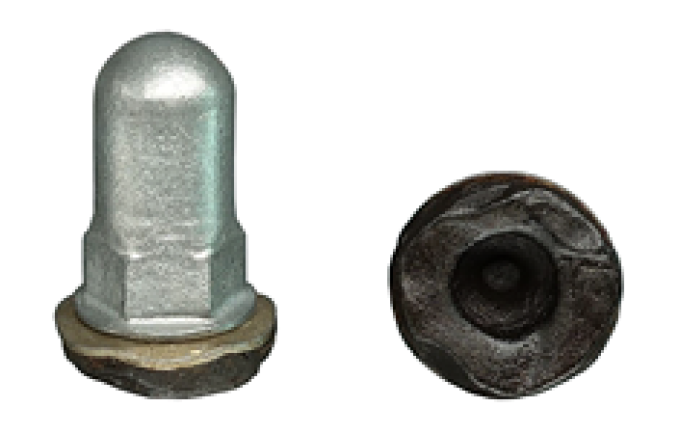 AMK  4 piece Emblem, Fender Fr - "289", "302", "390" Tall 1/8" Acorn Nuts F-3244