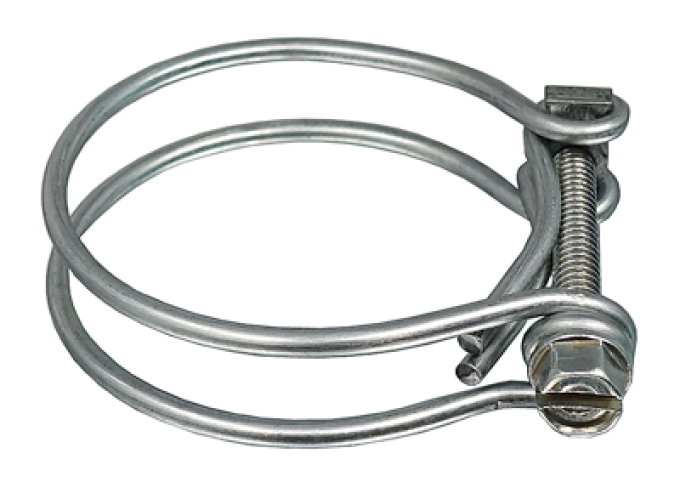 AMK 1966 Ford Bronco 4 piece Radiator Hose Clamps - 6 Cyl Wire Type F-656