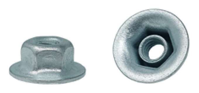 AMK 1965 Ford Mustang 8 piece Back-Up Lamps > Rr Valance Stamped Nuts, Cupped Wa's F-352