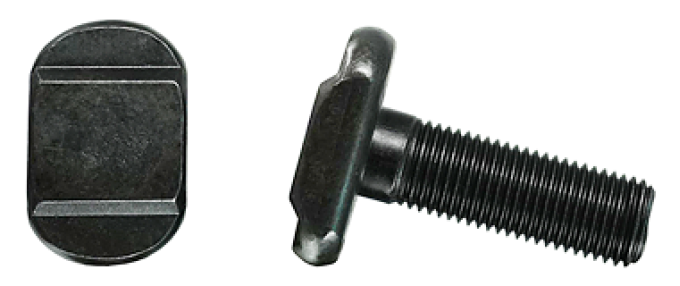 AMK 1969 Mercury Cougar 16 piece Axle Retainer Plates - 250 & 8 Cyl T-Bolts, Red Lock Nuts F-1440