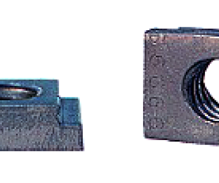 AMK 1968 Mercury Cougar 6 piece Hood Hinge Nuts (In Fender Aprons) 5/16-18 Pierce Nuts F-1482