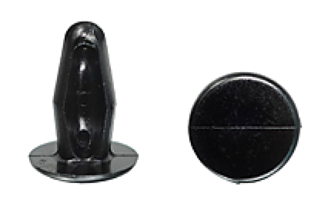 AMK 1967 Ford Mustang 10 piece Fender Splash Shield Seals (Fr) Nylon Retainers F-198