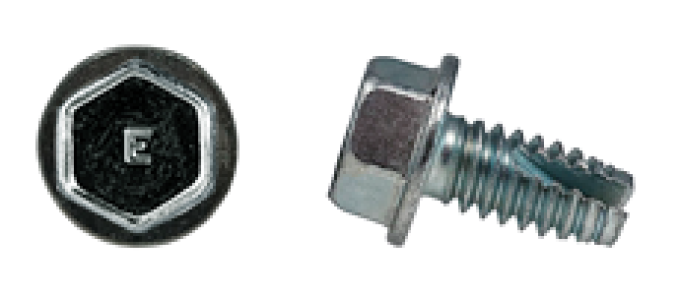 AMK 1965 Ford Fairlane 8 piece Radiator Fan Shroud - 260/289 Hex Washer Ab Screws, Spring Nuts F-399