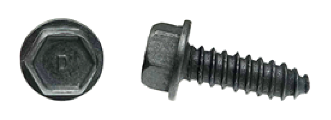 AMK 1968 Ford Mustang 4 piece Brake Pedal Support Srtd Flange Bolts, Hex Washer Ab Screws F-994