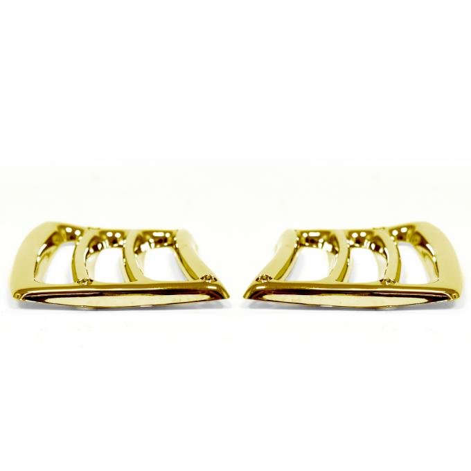 ACP Headlight Bucket Extension Trim Gold Pair FM-BH001C