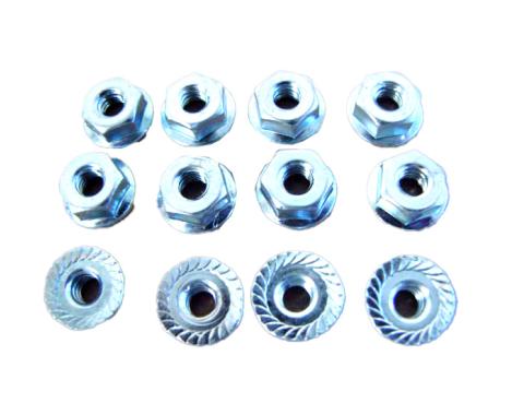 Redline Restomotive® 1964-1968 Ford Mustang Convertible Top Weatherstrip Nut Set