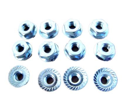 Redline Restomotive® 1964-1968 Ford Mustang Convertible Top Weatherstrip Nut Set