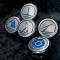 American Car Craft 2005-2009 Mustang - Fluid Cap Cover 5Pc Set, Automatic transmissions only (No color) 273040