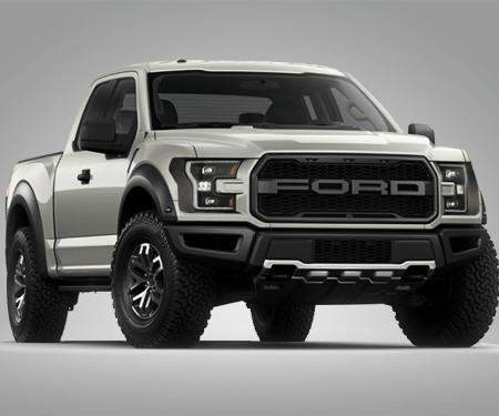 American Car Craft 2017-2018 Ford Raptor- Headlight Carbon Fiber Wrap 2Pc, Premium Vinyl 772053