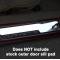 American Car Craft 2005-2007 C6 Corvette - Outer Stock Pad Door Sills Inserts 2Pc, Polished Stainless Steel 041011