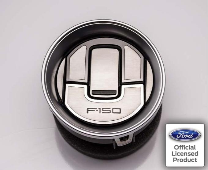 American Car Craft 2009-2014 Ford F-150 - Deluxe A/C Vent Trim Etched 'F-150' Kit 20Pc, Stainless Steel 771032