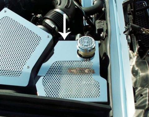 American Car Craft 2003-2009 Hummer H2 - Water Tank Cover, Perforated Stainless Steel 493004