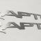 American Car Craft 2017-2020 Ford Raptor - Running Board 'RAPTOR' Emblems 2Pc, Brushed Stainless Steel 772095