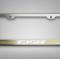 American Car Craft Ford F-150 Custom License Plate Frame with 'F-150' Lettering, Stainless Steel, Choose Vinyl or LED Color 772023