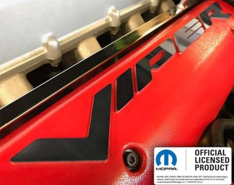 American Car Craft 2008-2010 Dodge Viper - Valve Cover Letter Set 10Pc, Polished Stainless Steel 973016