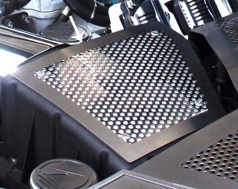 American Car Craft 2010-2015 Camaro - Air Box Filter Stock Cover, Perforated Stainless Steel 103060