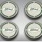 American Car Craft 2015-2017 Mustang - Ford Oval Engine Fluid Cap Cover Set 4Pc (Polished Stainless) 173007