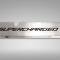 American Car Craft 2015-2017 Mustang GT - Radiator Cover Vanity Plate 'SUPERCHARGED', Stainless Steel, Choose Color 273069