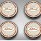 American Car Craft 2015-2017 Mustang - Ford Oval Engine Fluid Cap Cover Set 4Pc (Polished Stainless) 173007
