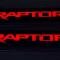 American Car Craft 2017-2020 Ford Raptor - Illuminated "Raptor" Front Door Sills Carbon Fiber 2Pc, Choose LED Color 771053