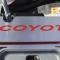 American Car Craft 2015-2017 Mustang GT - Radiator Cover Vanity Plate with Etched logo & Coyote Lettering, Brushed, Choose Color 273061