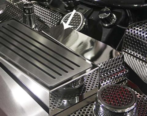 American Car Craft 2010-2014 Mustang GT - BCM Cover, Polished Stainless Steel (Solid Polished) 273051