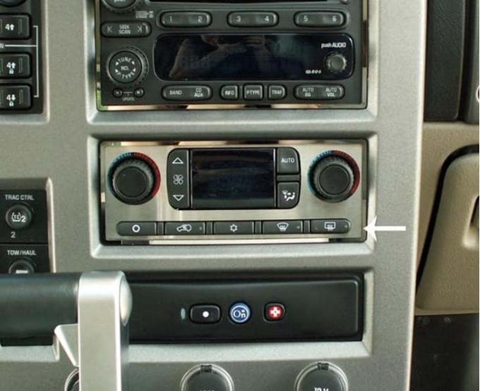 American Car Craft 2003-2007 Hummer H2 - AC Plate 2Pc, Polished Stainless Steel 491010