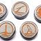 American Car Craft 2005-2009 Mustang - Fluid Cap Cover 5Pc Set, Automatic transmissions only (No color) 273040
