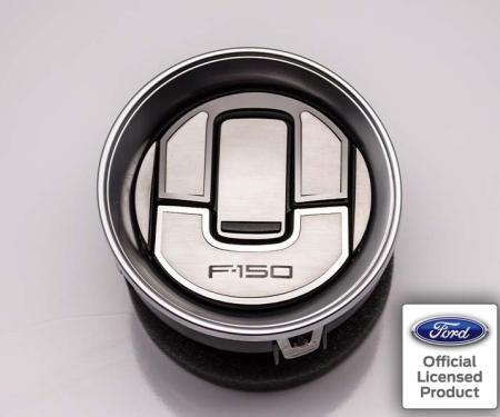 American Car Craft 2009-2014 Ford F-150 - Deluxe A/C Vent Trim Etched 'F-150' Kit 20Pc, Stainless Steel 771032