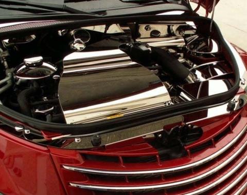 American Car Craft 2001-2005 PT Cruiser - Header Plate 3Pc, Polished Stainless Steel 713009