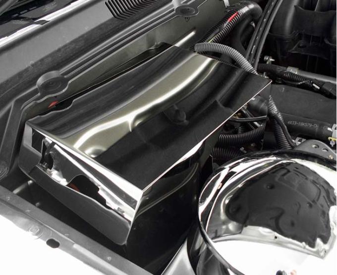 American Car Craft 2005-2009 Mustang V6/GT - Battery Cover Stand Alone, Polished Stainless Steel 273002