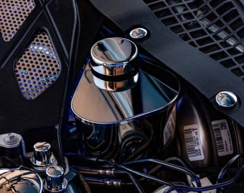 American Car Craft 2015-2023 Mustang - Master Cylinder Cover, Polished Stainless Steel 273082