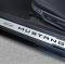 American Car Craft 2010-2014 Mustang - Outer Door Sills Ford Oval with 'MUSTANG Inlay 2Pc, Polished/Brushed Stainless Steel, Choose Color 271024