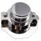 American Car Craft 2014-2019 Corvette Stingray C7/Z51/Z06 - Vacuum Pump Actuator Cover, Polished Stainless Steel, Optional Cap (Without Cap) 053087