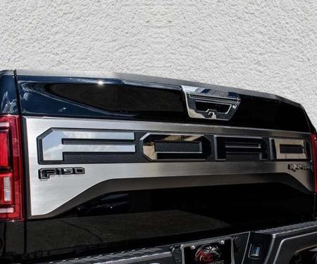 American Car Craft 2017-2018 Ford Raptor - Factory Tailgate Upgrade, Premium Stainless Steel (Brushed) 772067