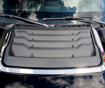 American Car Craft 2017-2018 Ford Raptor - Hood Vent Trim 1Pc, Polished Stainless Steel 772041
