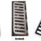 American Car Craft 2015-2020 Mustang - Dead Pedal Trim Plate, Stainless Steel (Brushed) 271034