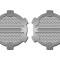 American Car Craft 2005-2009 Mustang - Speaker Grille Kit, Polished Stainless Steel 271014