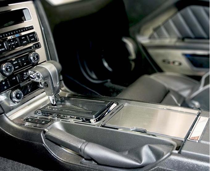 American Car Craft 2010-2014 Mustang - Center Console Trim Plate (Automatic Transmission) 271065