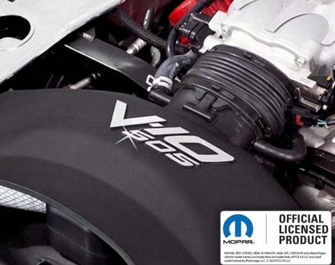 American Car Craft 2003-2007 Dodge Viper - Air Box Letters "V-10 505", Polished Stainless Steel 973002