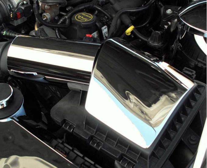 American Car Craft 2005-2009 Mustang V6/GT - Air Box Covers 2Pc, Polished Stainless Steel 273001