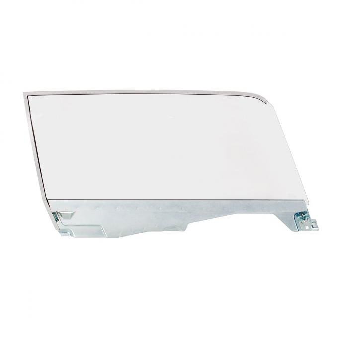United Pacific Untinted Door Glass Assembly For 1964.5-66 Ford Mustang Coupe - R/H 110608