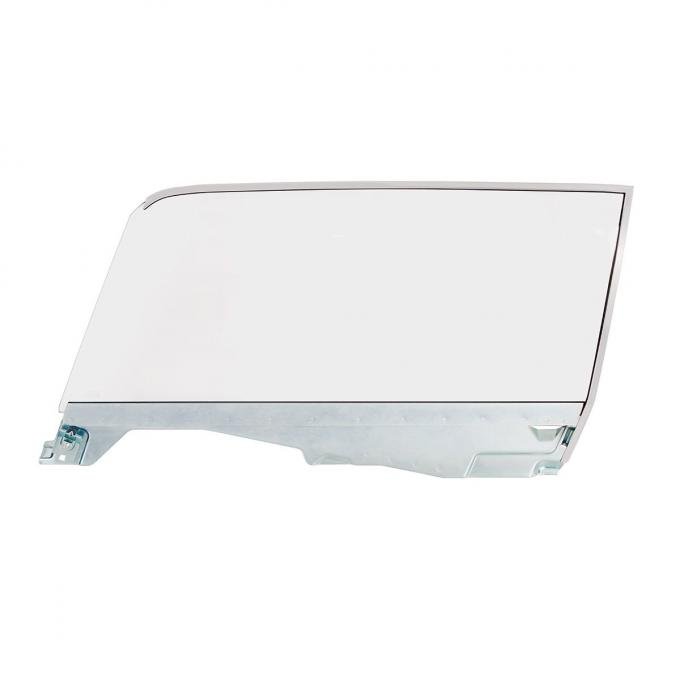 United Pacific Untinted Door Glass Assembly For 1964.5-66 Ford Mustang Coupe - L/H 110609