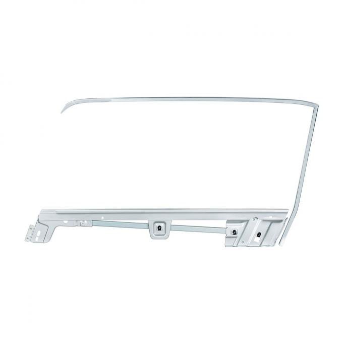 United Pacific Door Glass Frame Kit For 1967-68 Ford Mustang Convertible - L/H 110635