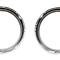 AMD Headlight Bezels, Chrome, Pair, 66-70 Bronco 145-4666-C