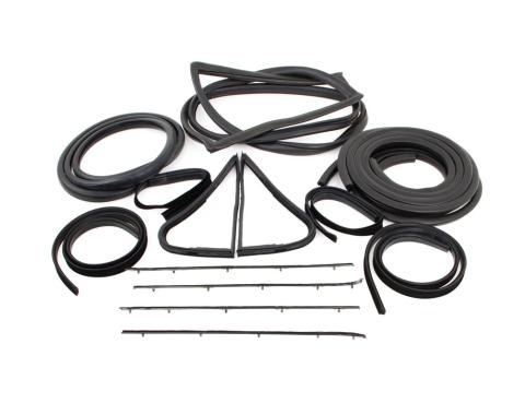 AMD Complete Weatherstrip Seal Kit (14pcs), 67-70 F-Series Pickup w/o Weatherstrip Trim Groove X599-4567-S
