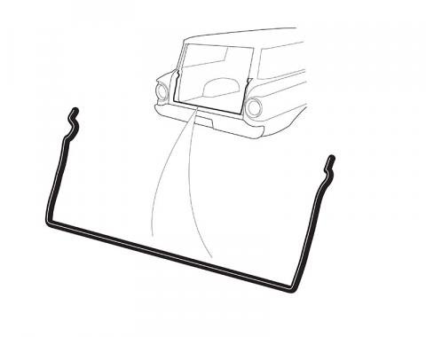 Dennis Carpenter Tailgate Seal On Body - 1963-65 Ford Car C3DZ-5941608-B