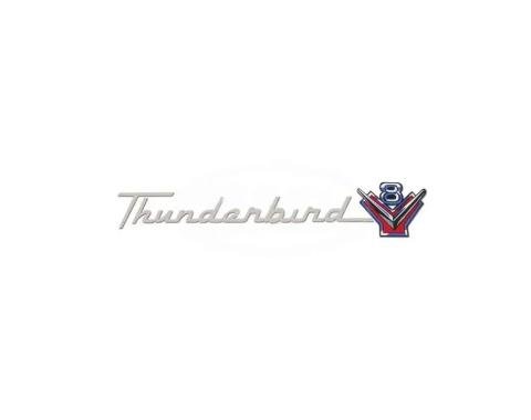 Ford Thunderbird Valve Cover Decals, 292 Thunderbird V8, 1955-57